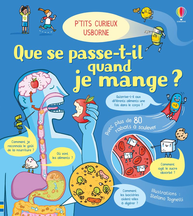 Que se passe-t-il quand je mange ? - P'tits curieux Usborne book