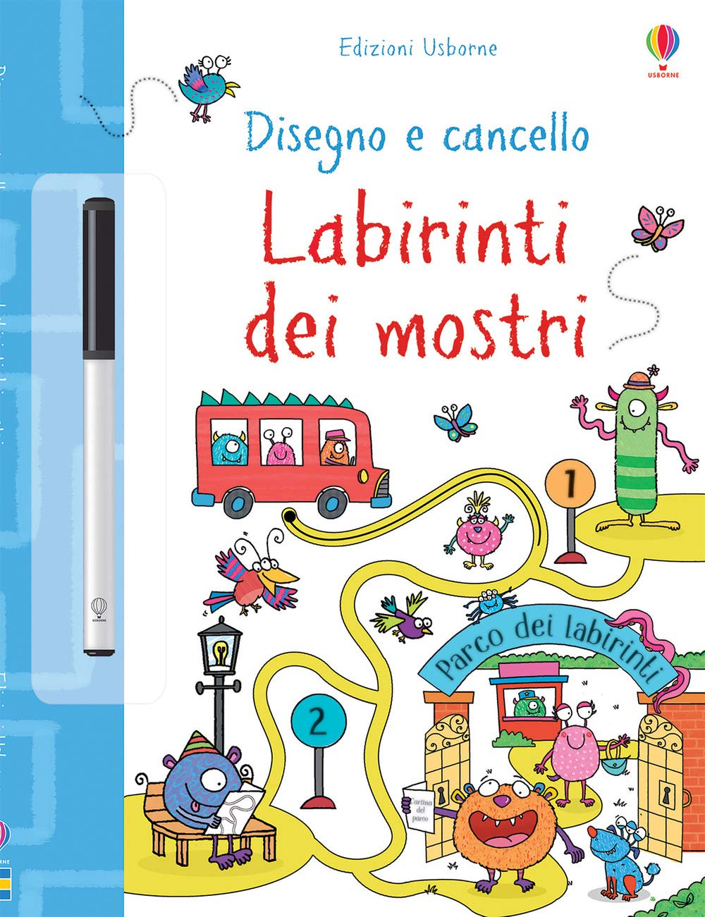 Labirinti dei mostri. Con pennarello cancellabile book