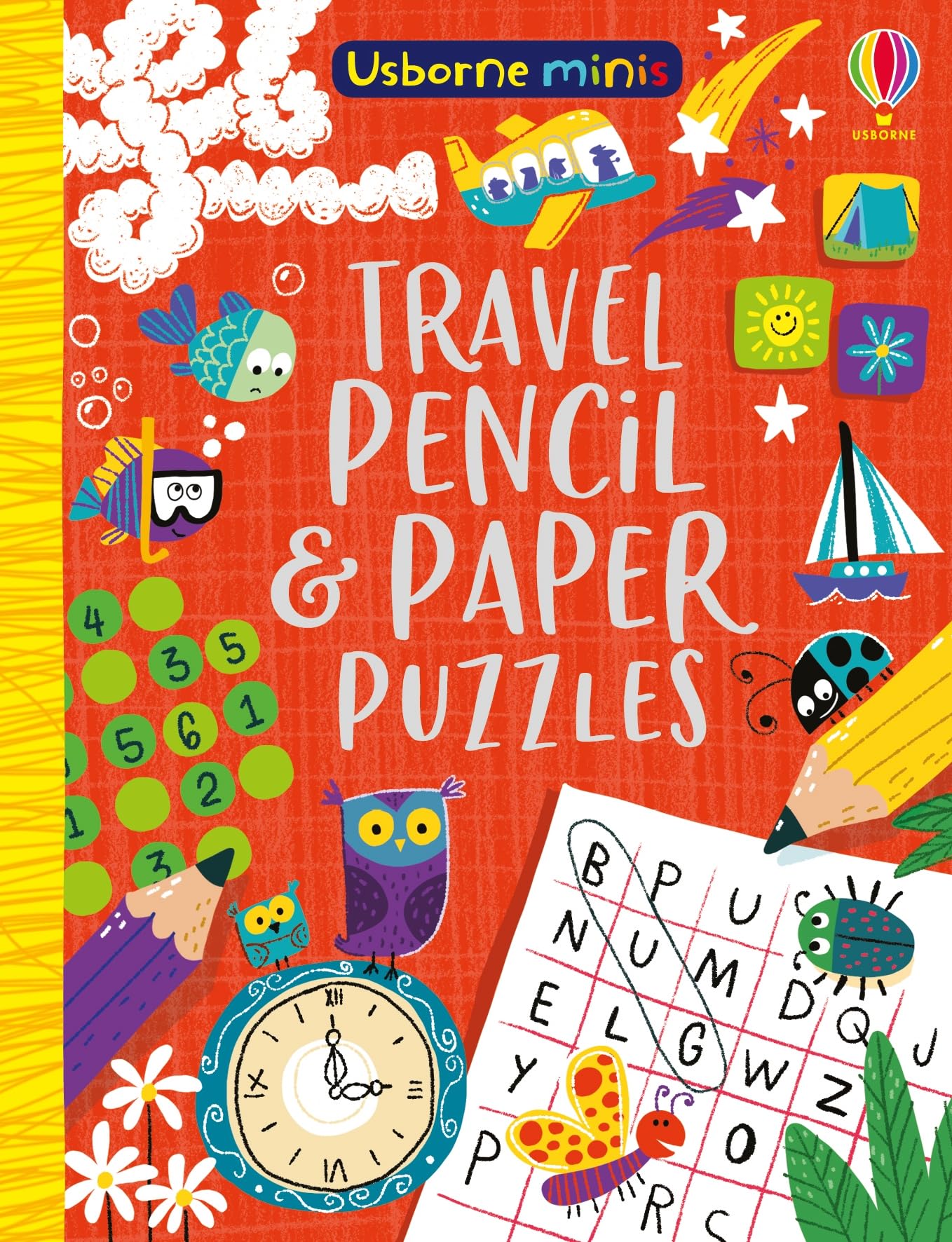 Travel Pencil and Paper Puzzles (Usborne Minis): 1 book