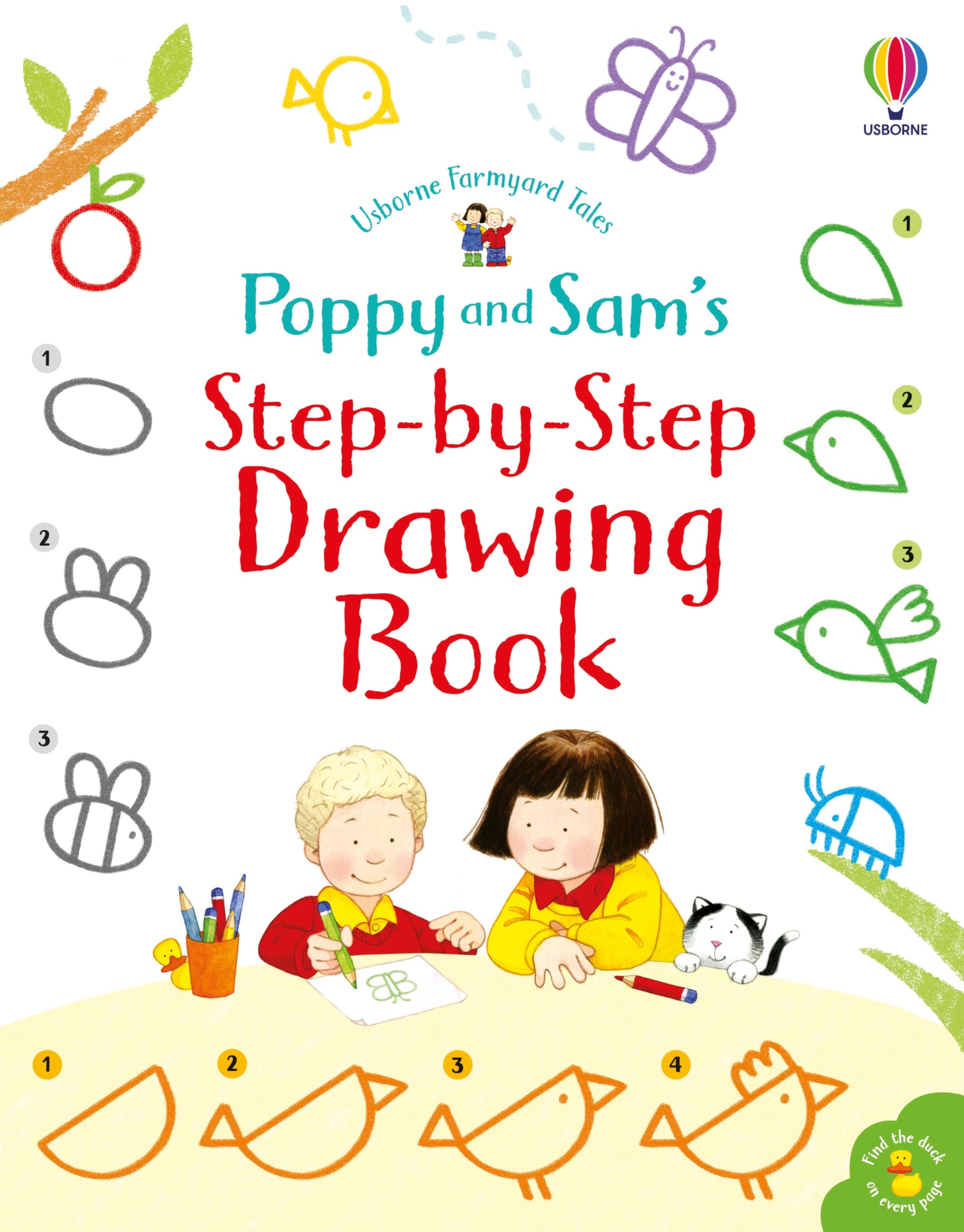 Poppy and Sam's Step-by-Step Drawing Book (Farmyard Tales Poppy and Sam): 1 book