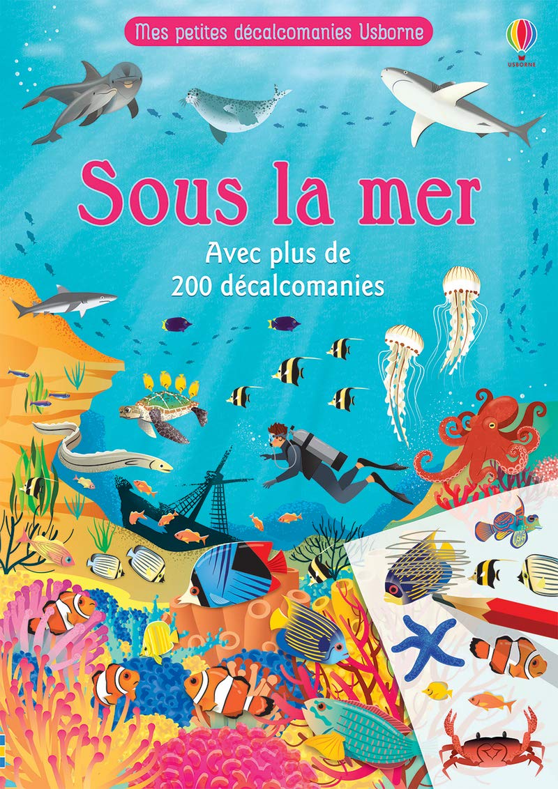 Sous la mer - Mes petites décalcomanies Usborne book