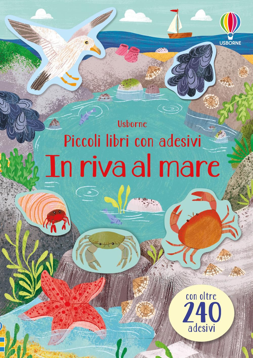In riva al mare. Piccoli libri con adesivi. Ediz. a colori Non-fiction