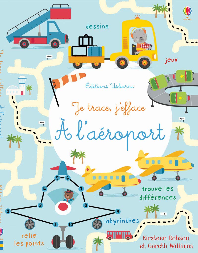 A l'aéroport - Je trace, j'efface book