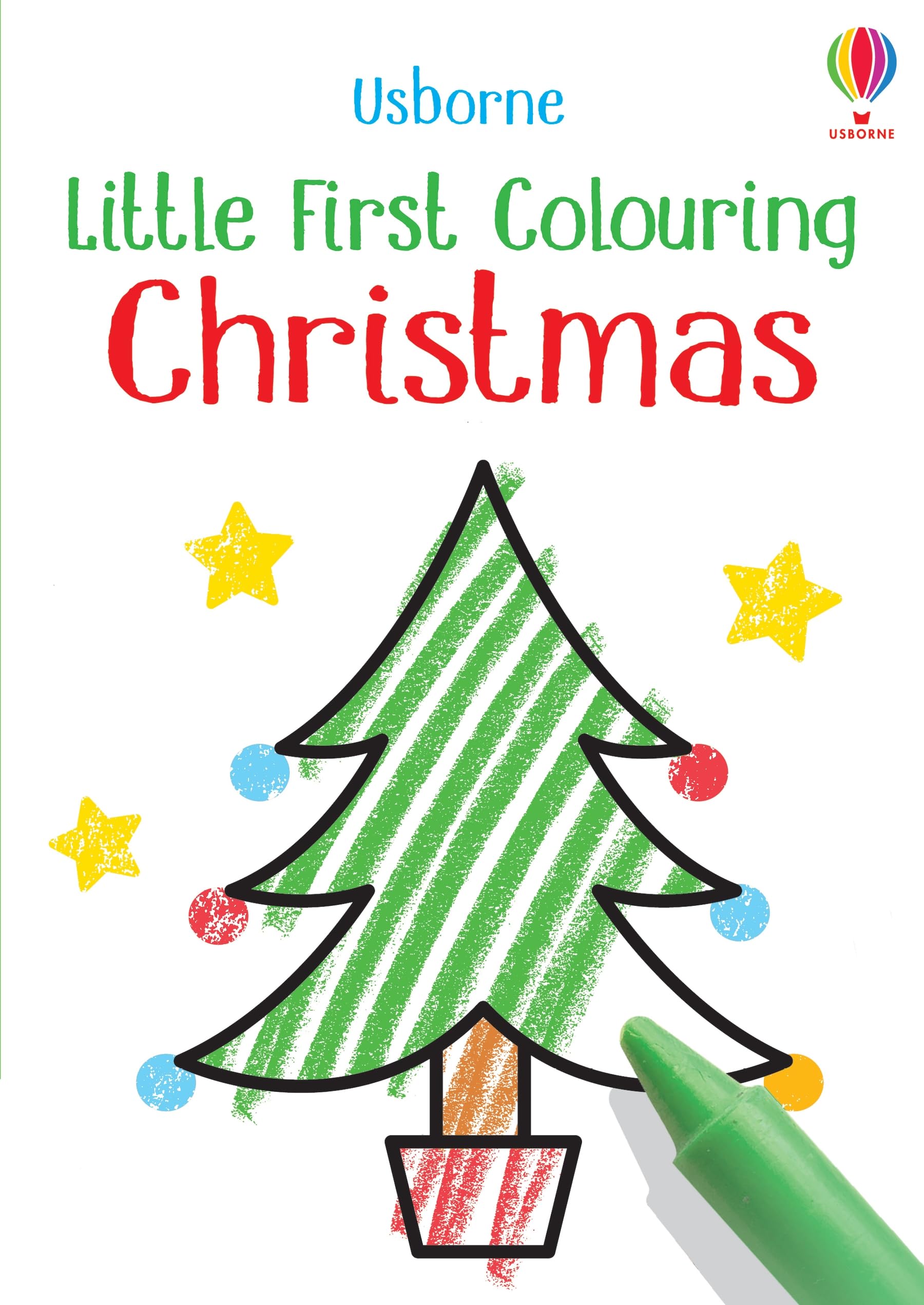 Little First Colouring Christmas book