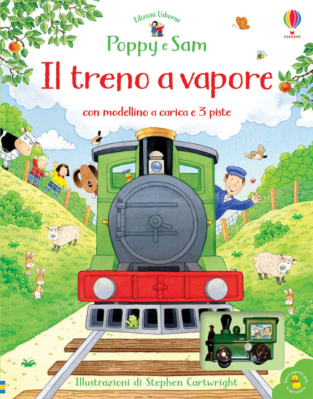 Il treno a vapore. Poppy e Sam. Ediz. a colori. Con Giocattolo book