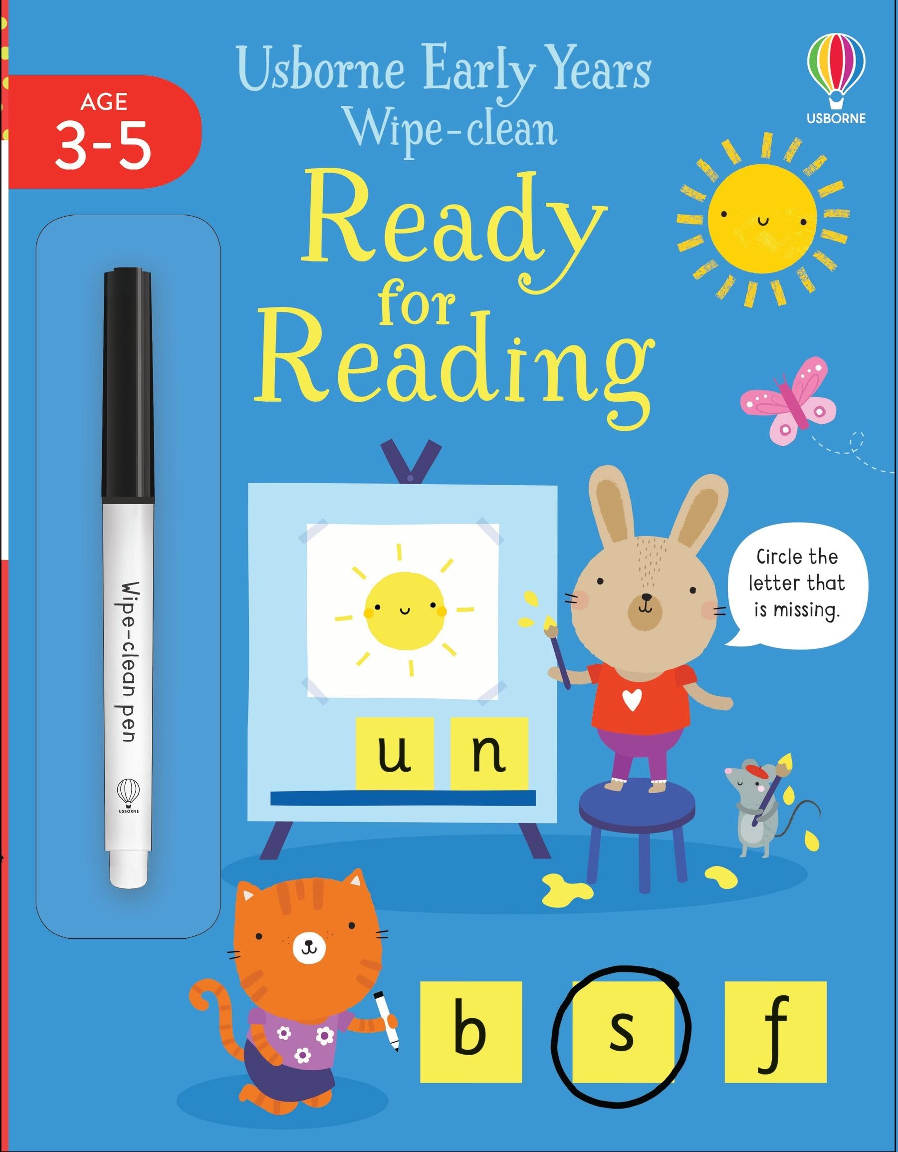 Early Years Wipe-Clean Ready for Reading: 1 (Usborne Early Years Wipe-clean) book