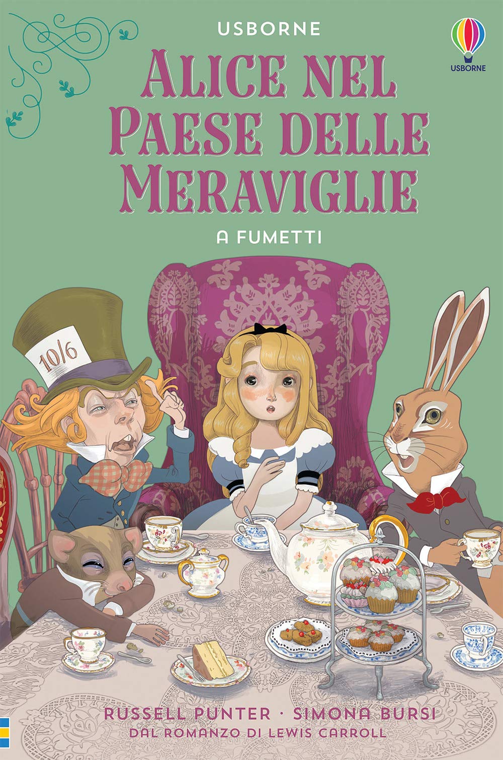 Alice nel paese delle meraviglie a fumetti. Ediz. a colori book