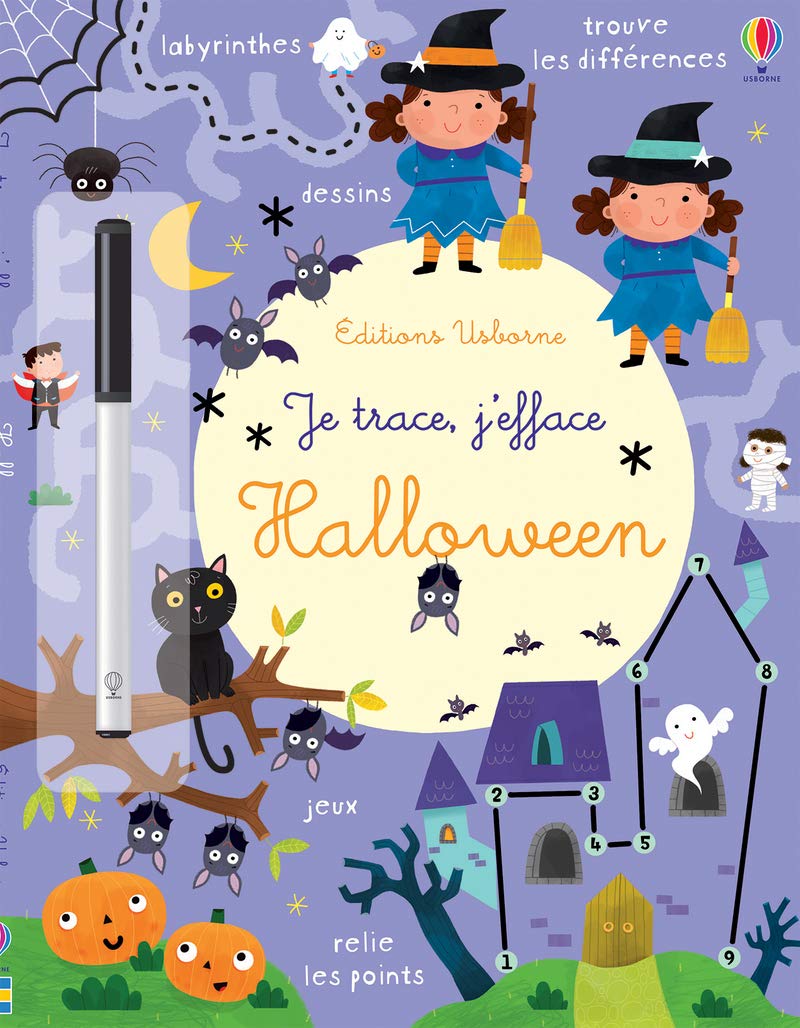 Halloween - Je trace, j'efface - Dès 3 ans book