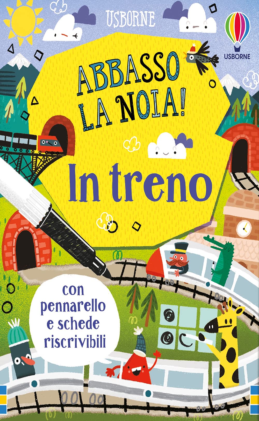 In treno. Abbasso la noia! Con pennarello book