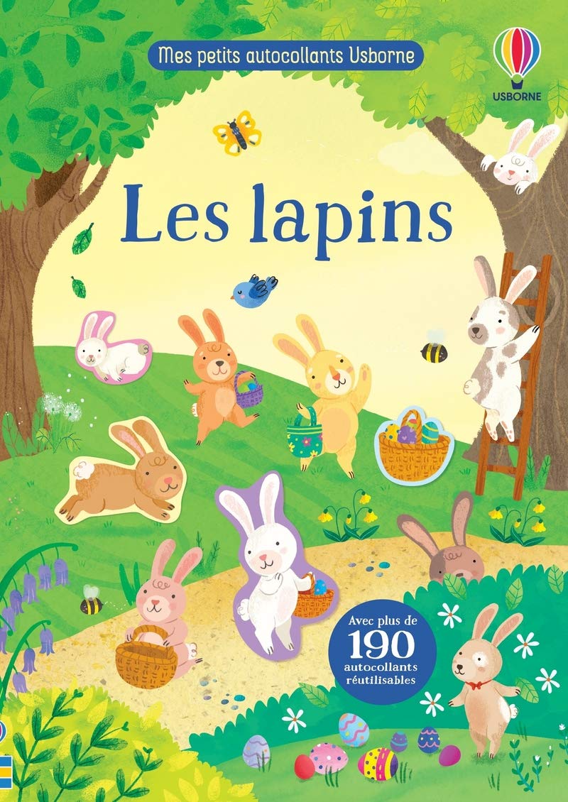 Les lapins - Mes petits autocollants Usborne book
