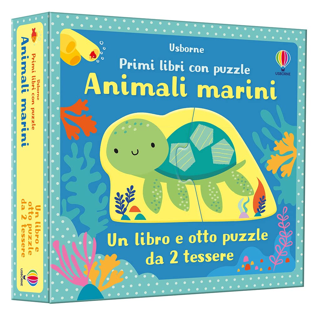 Animali marini. Primi libri con puzzle. Ediz. a colori. Con puzzle book