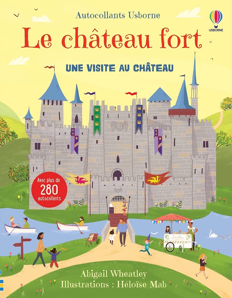 Le château fort - Autocollants Usborne book