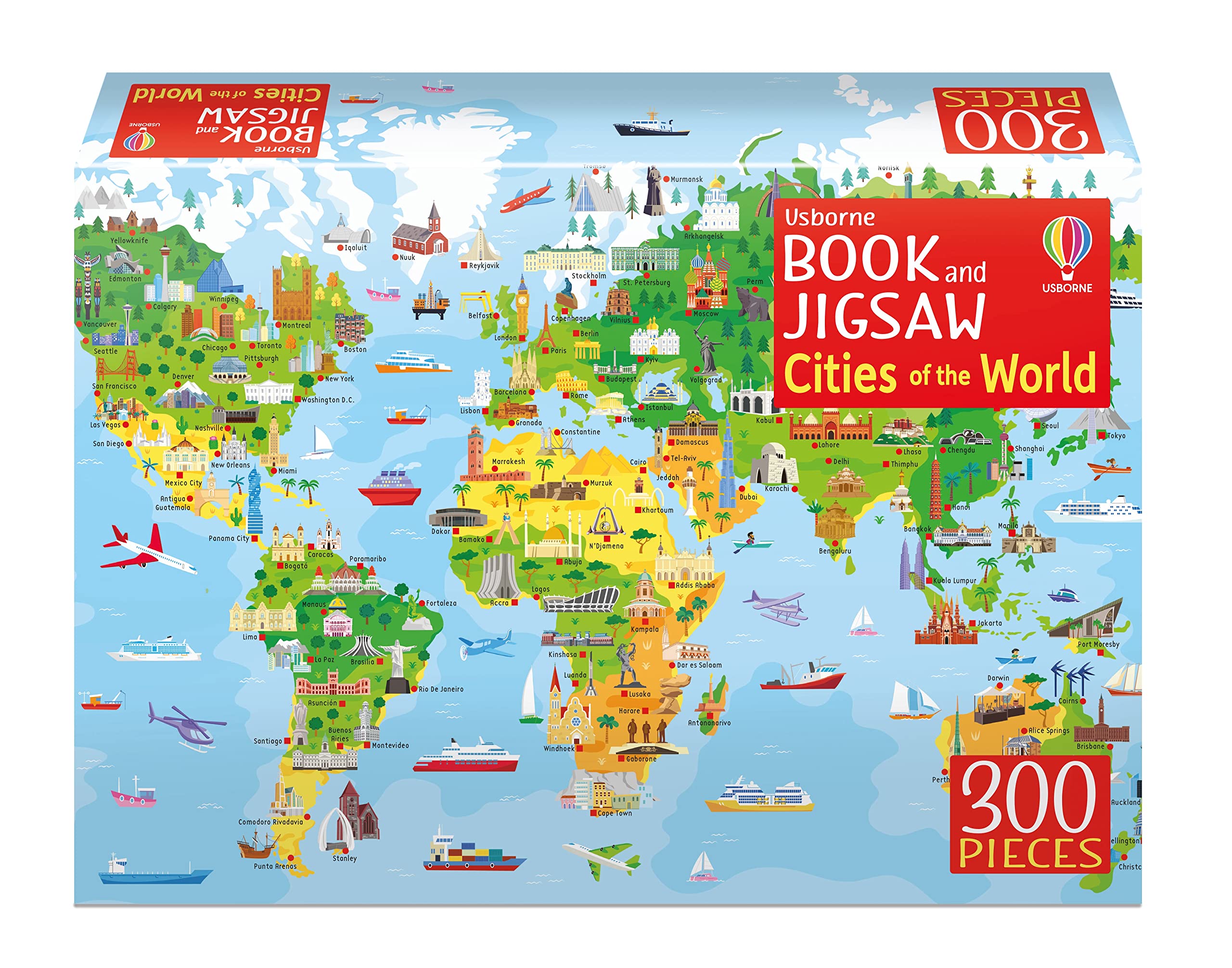Usborne Book and Jigsaw Cities of the World: 1 book