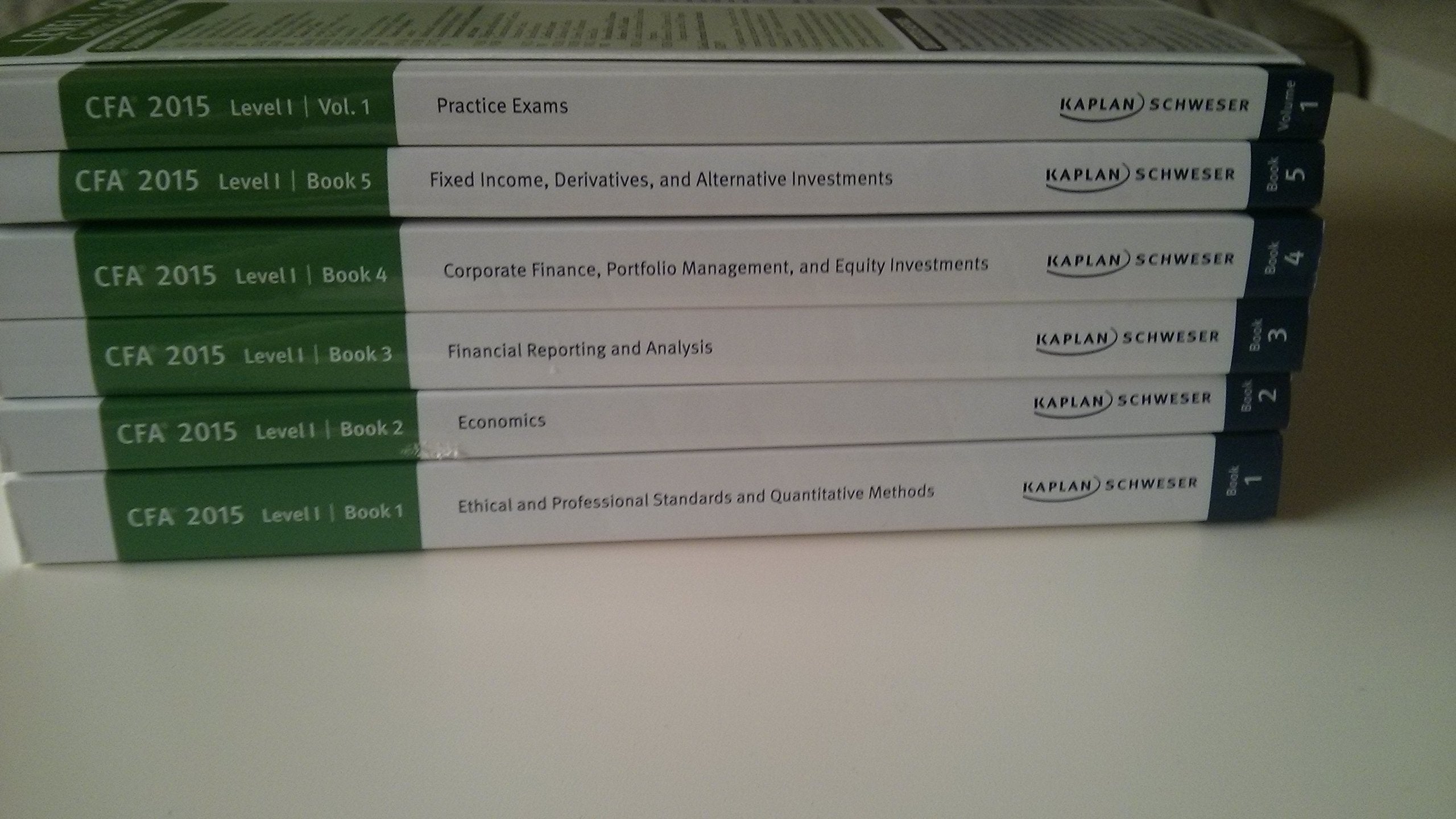 CFA 2015 Level 1 Schweser All Books + Secret Sauce + 10 Mock Exams + Practice Questions (Available on Request) Books