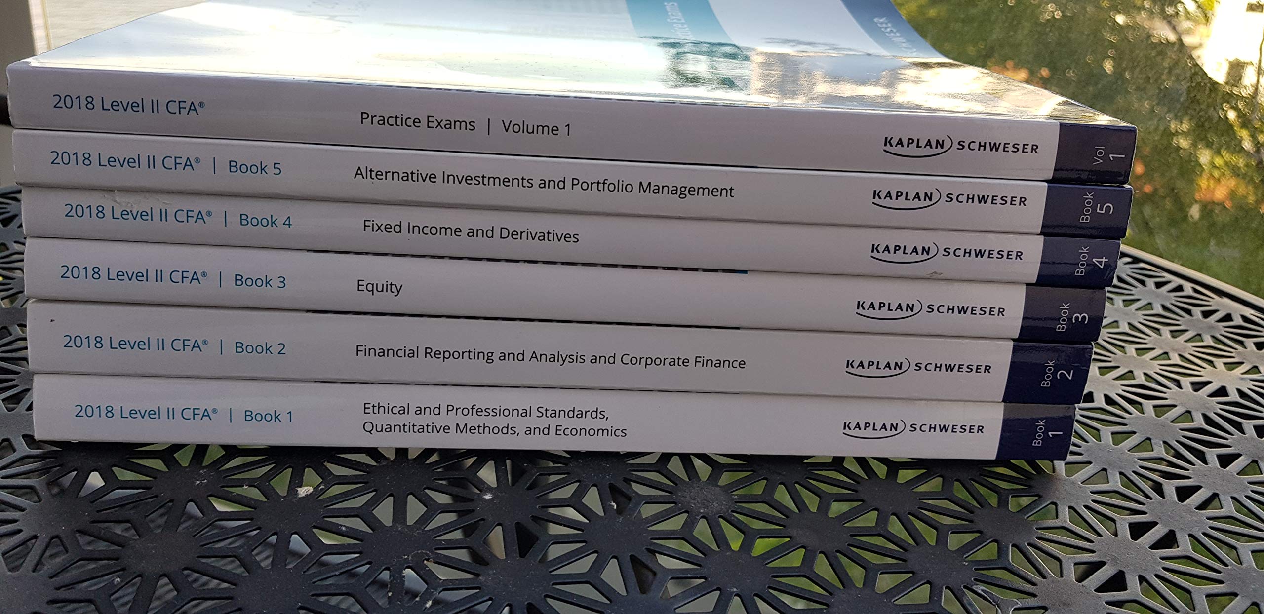 Product Image: CFA Level 2 SchweserNotes 2018 + Practice Exams Volume 1 Kaplan Schweser