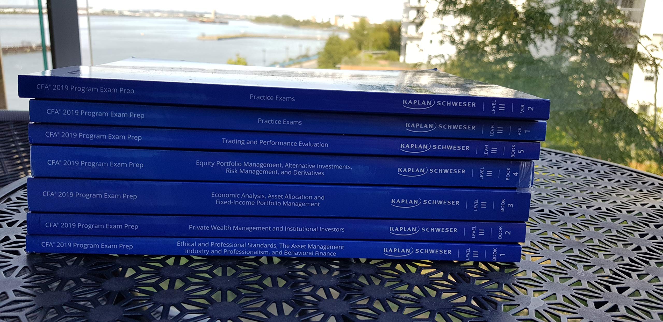 Schweser CFA Level III 2019 Books + 2 Practice Exam Books Books