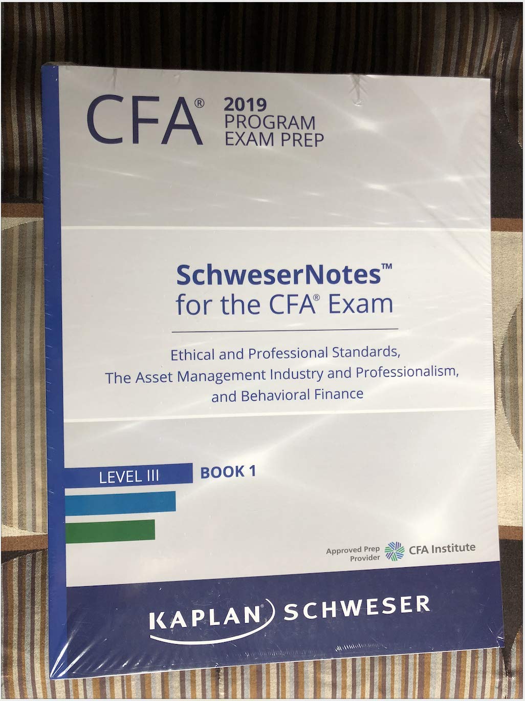 Product Image: 2019 CFA Level 3 Kaplan Schweser Notes: Books 1-5,