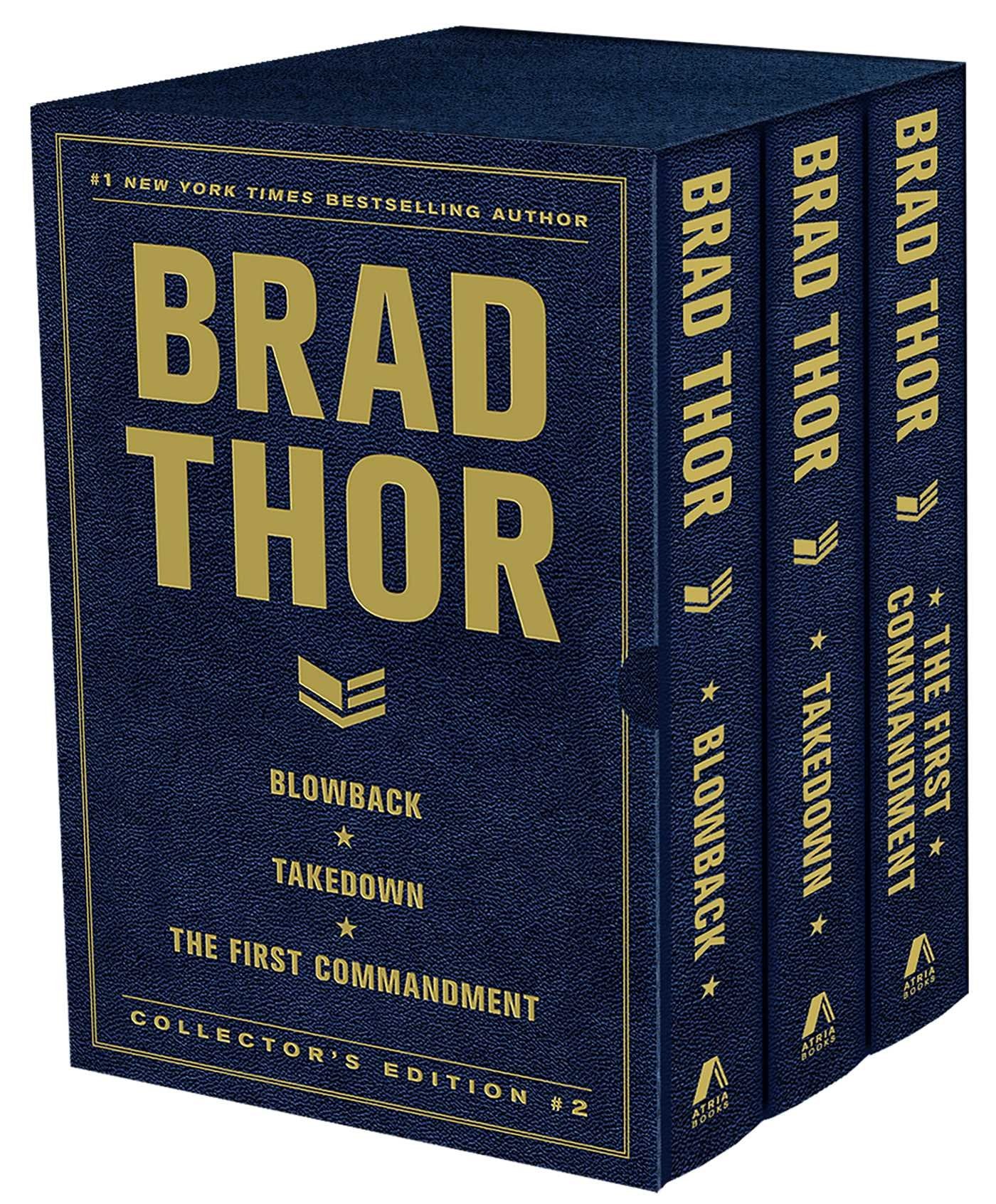 Brad Thor Collectors' Edition #2: Blowback, Takedown, and The First Commandment (The Scot Harvath Series) Action & Adventure