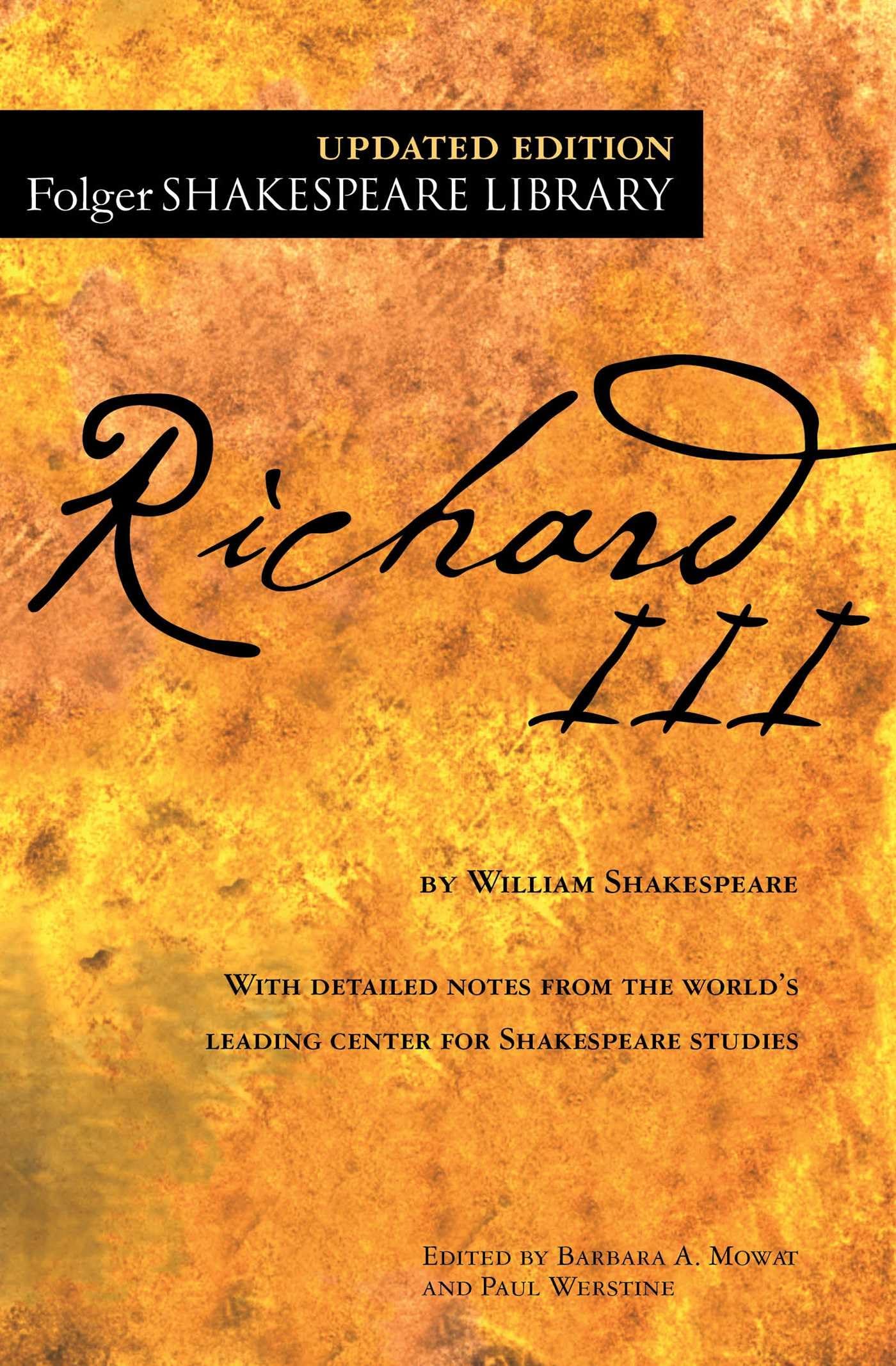 Richard III (Folger Shakespeare Library) Drama