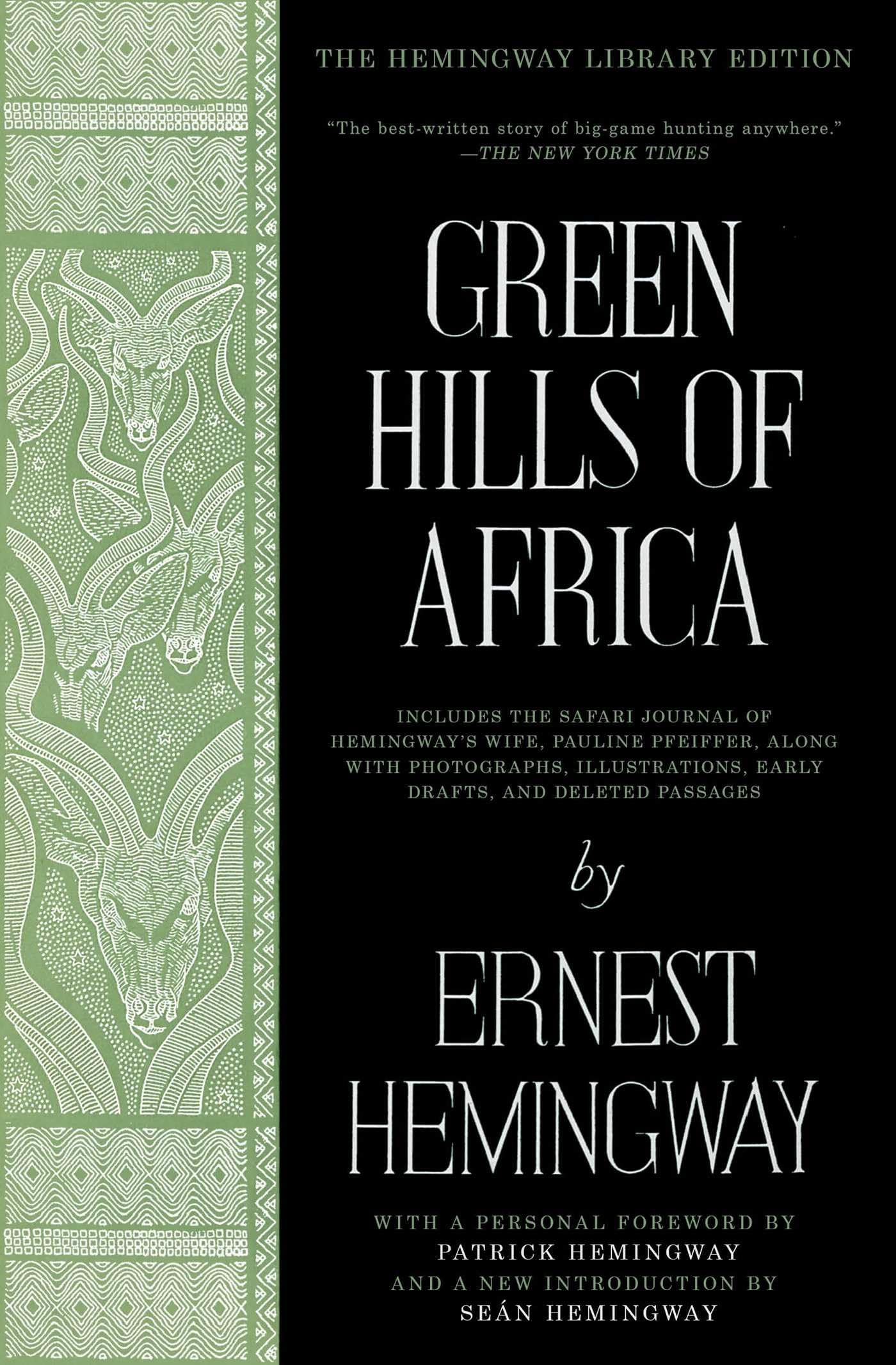 Green Hills of Africa book