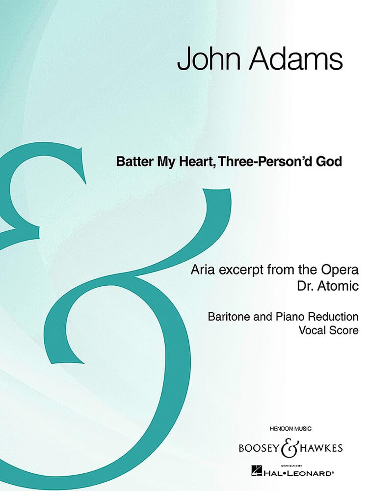 BATTER MY HEART THREEPERSOND GOD Sheet Music