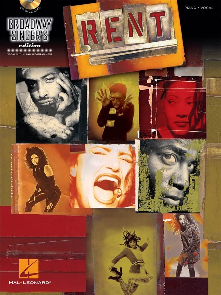 Broadway Singers Edition: Rent: Songbook, CD für Klavier, Gesang: Piano - Vocal: Broadway Singer's Edition Film, Art & Culture