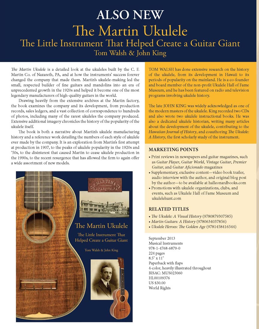 The Martin Ukulele: The Little Instrument That Helped Create a Guitar Giant Social Sciences