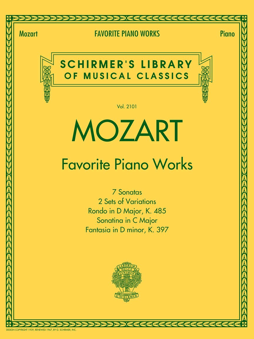 Mozart: Favorite Piano Works: Noten, Sammelband für Klavier (Schirmer's Library of Musical Classics, Band 2101): Schirmer Library of Classics Volume 2101 Social Sciences