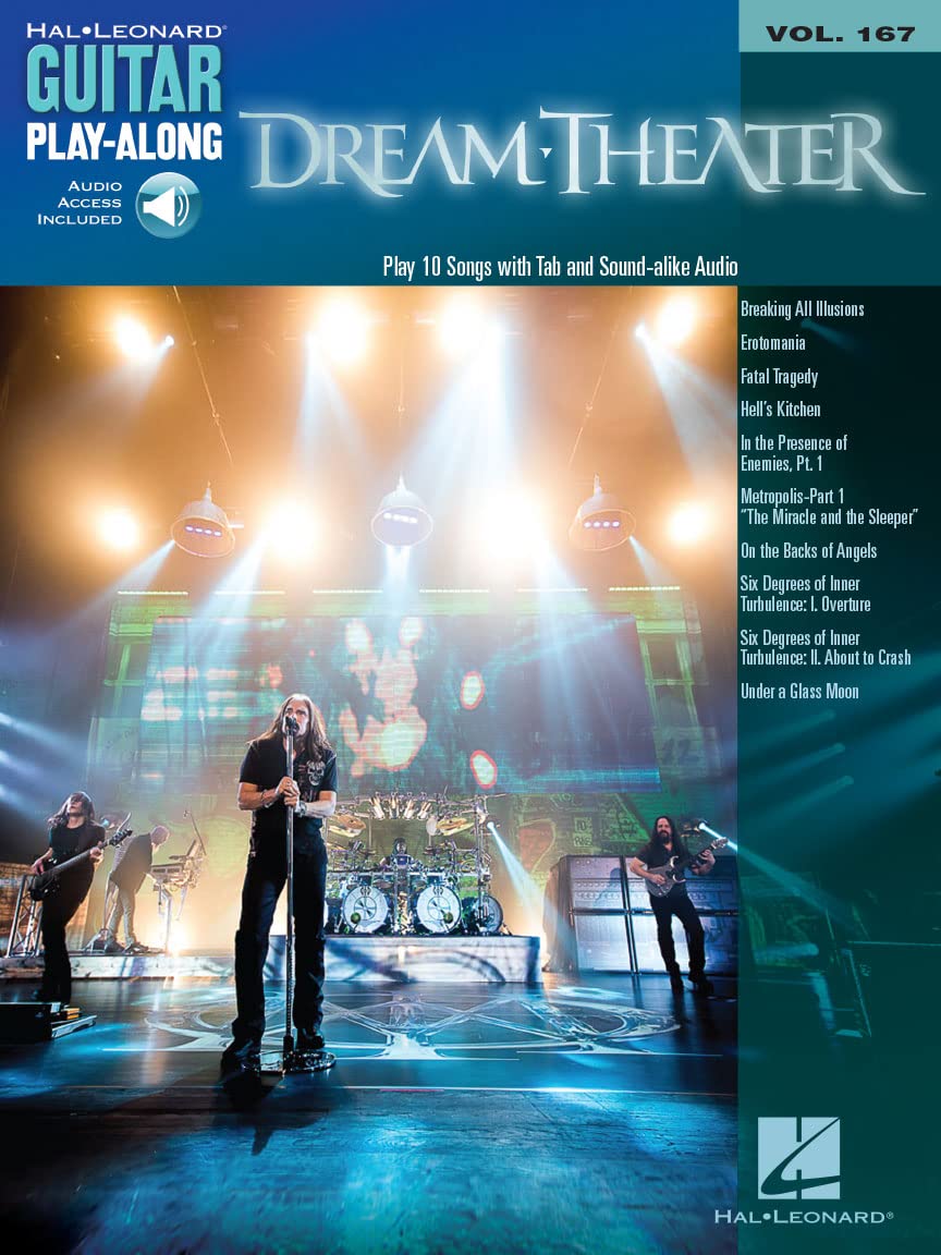 Dream Theater: Guitar Play-along (Hal Leonard Guitar Play-Along, 167, Band 167) Sheet Music