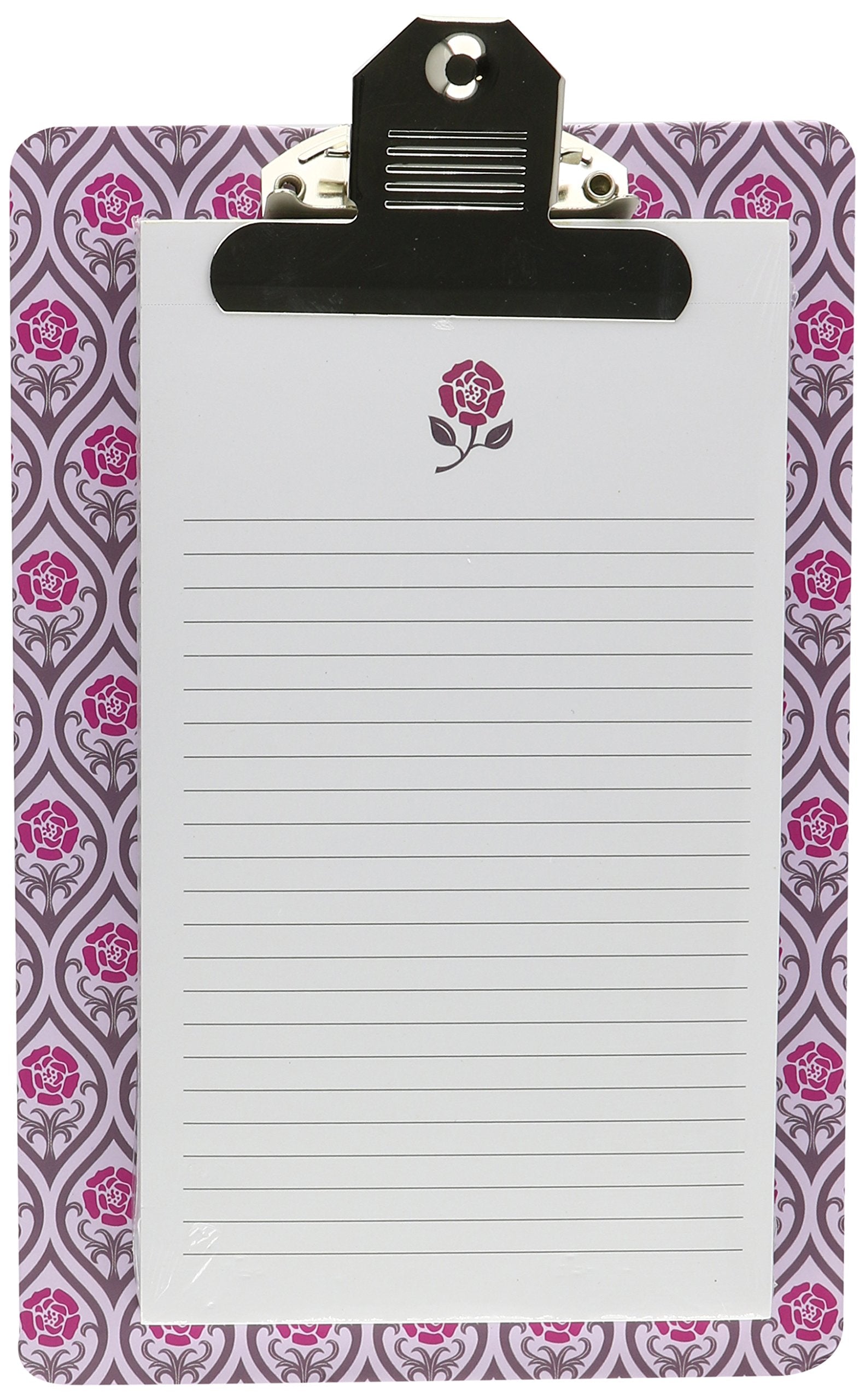 Nouveau Floral Clipboard Pad Books