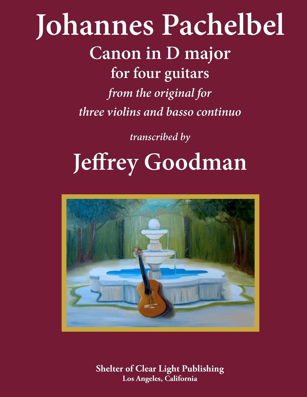 Johannes Pachelbel Canon in D major for four guitars: transcribed by Jeffrey Goodman Sheet Music