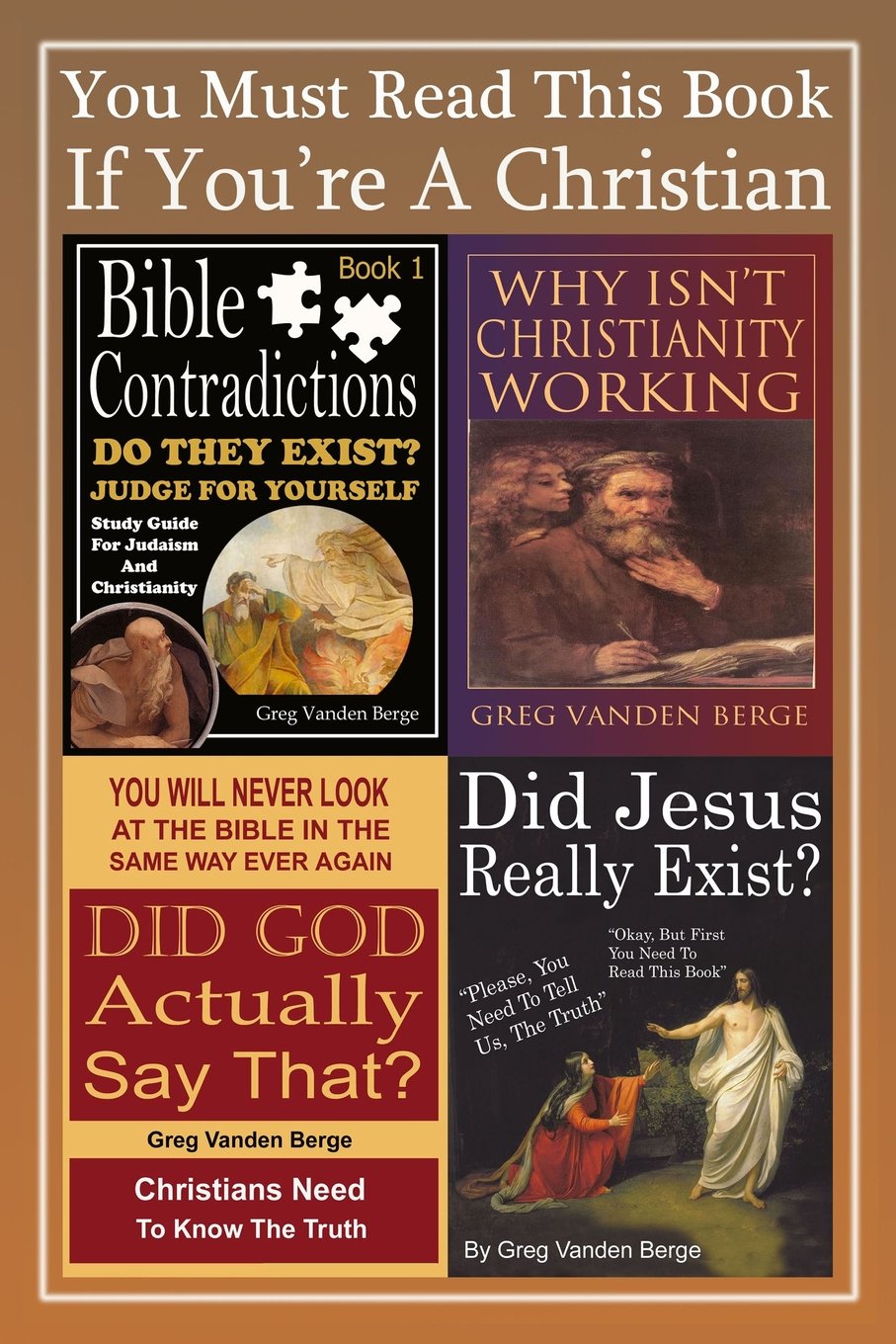 You Must Read This Book If You're Christian Religion & Esotericism