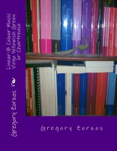 Linear-B Colour Music Virgo Yellowish Green or Chartreuse Books
