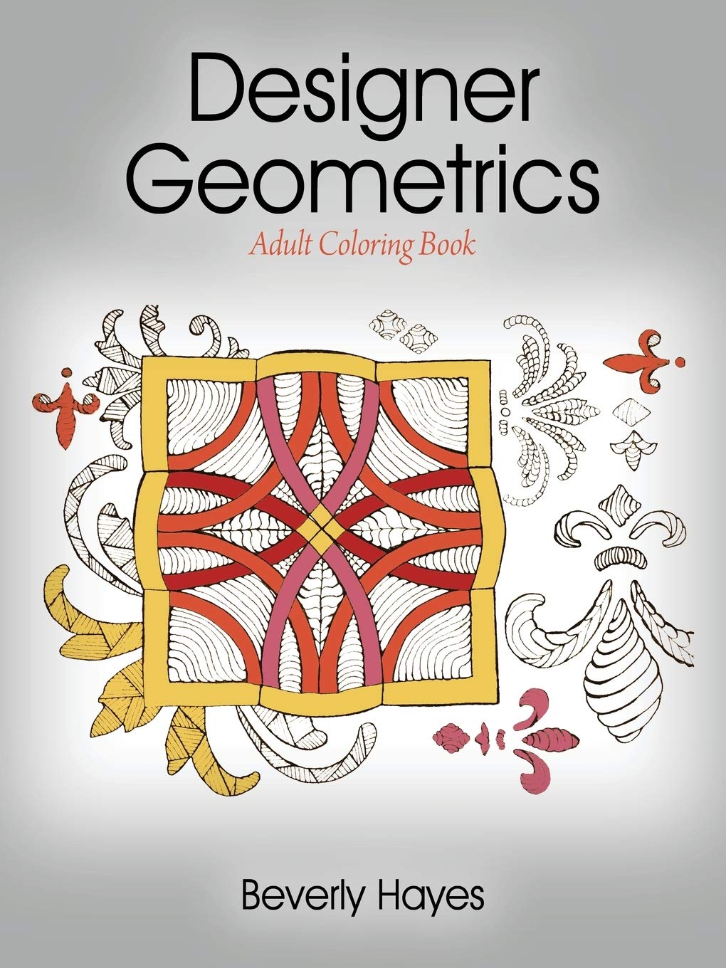 Designer Geometrics: Adult Coloring Book Hobbies & Crafts
