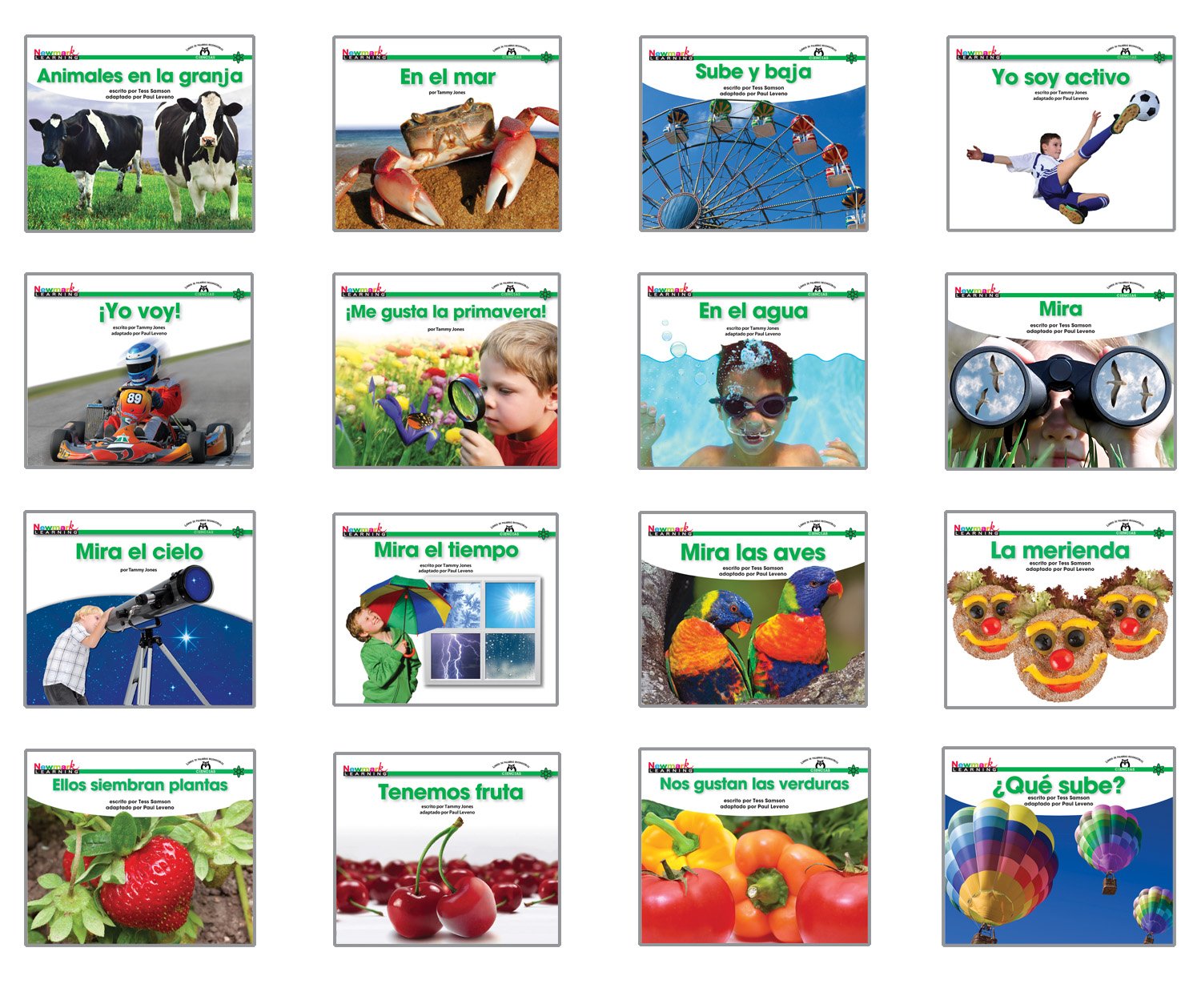 Sight Word Readers Science Single-Copy Set (1 copy of 16 titles) SPANISH Children's books