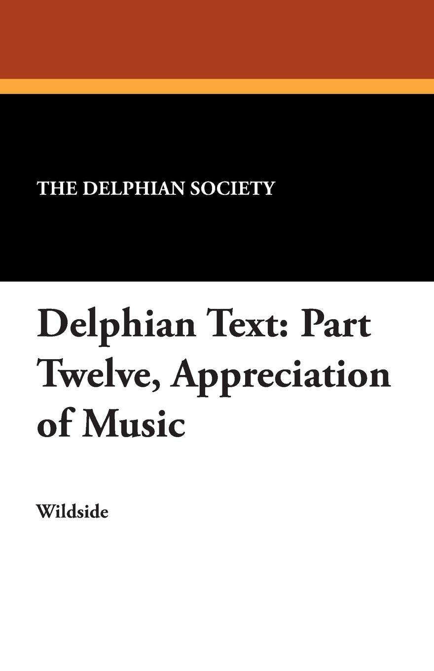 Delphian Text: Part Twelve, Appreciation of Music Books