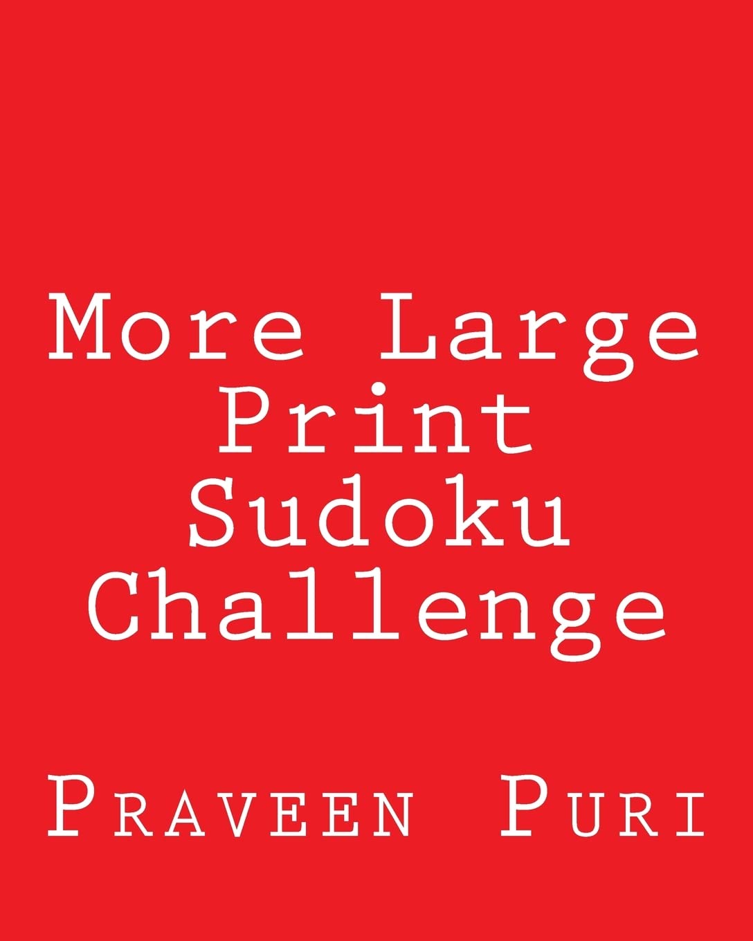More Large Print Sudoku Challenge: Fun, Large Grid Sudoku Puzzles Leisure & Fun