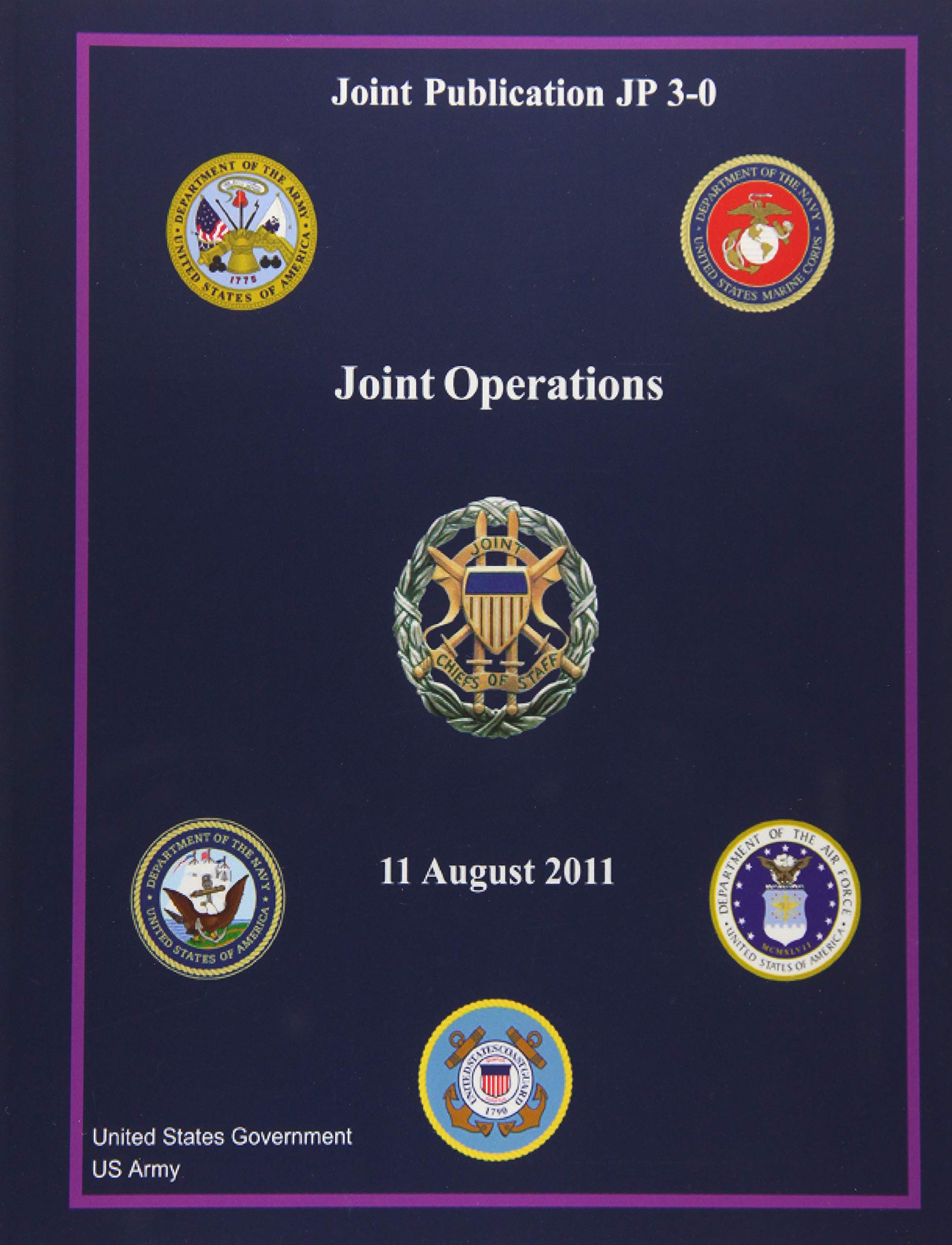 Joint Publication JP 3-0 Joint Operations 11 August 2011 Books