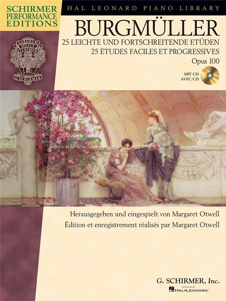 25 Leichte & Fortschr. Etuden, Op.100 Piano book