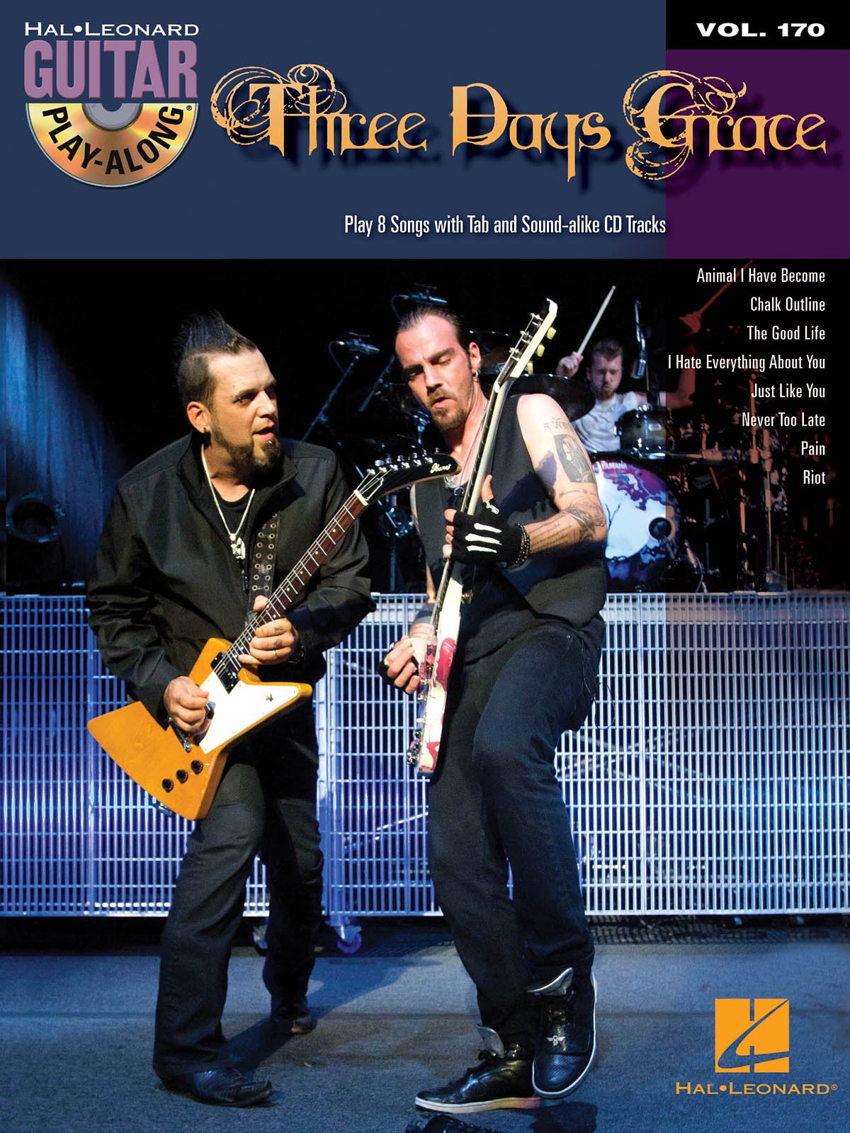 Three Days Grace (Guitar Play-Along, Band 170): Guitar Play-Along Volume 170 (Guitar Play-Along, 170, Band 170) Sheet Music
