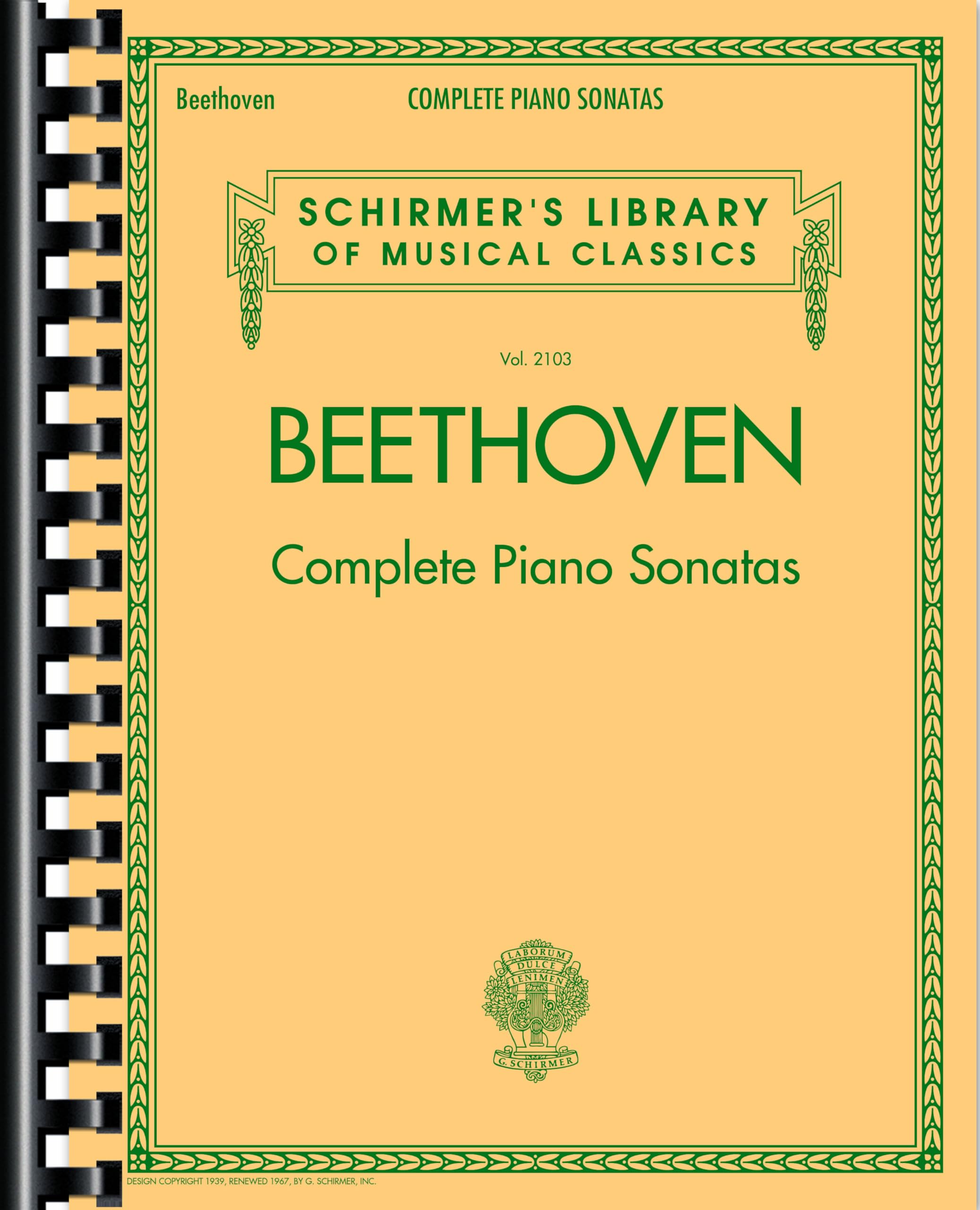 Ludwig Van Beethoven: Complete Piano Sonatas: Noten, Sammelband für Klavier (Schirmers Library of Musical C): Schirmer Library of Classics Volume 2103 Social Sciences