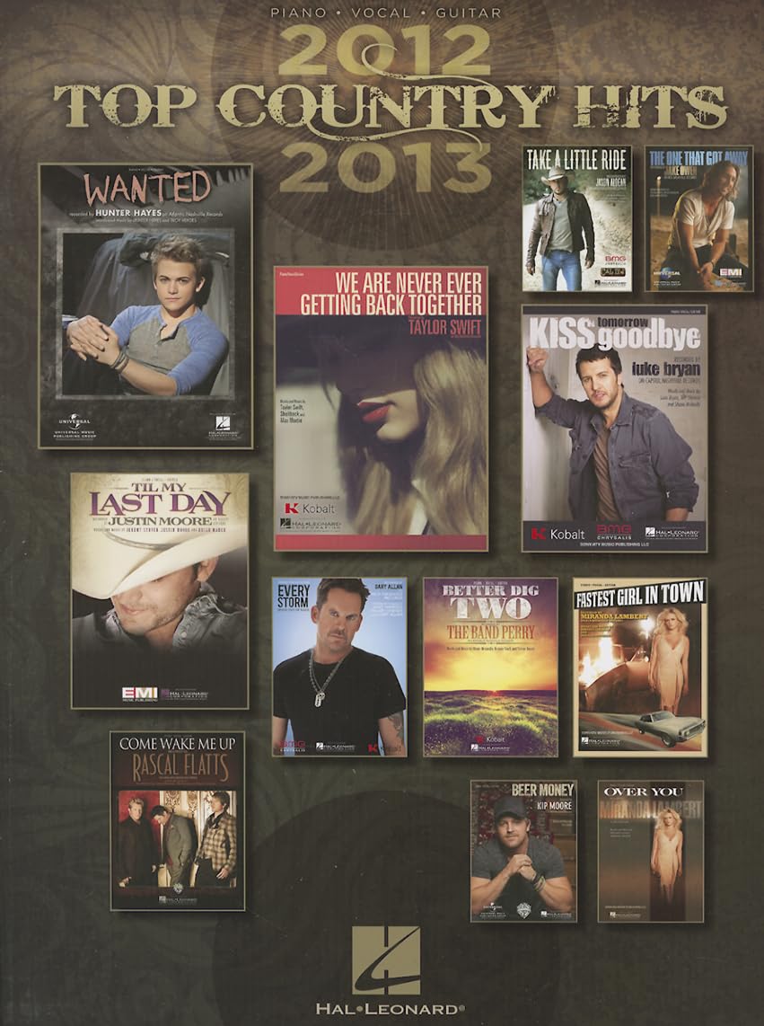 Top Country Hits of 2012-2013 book