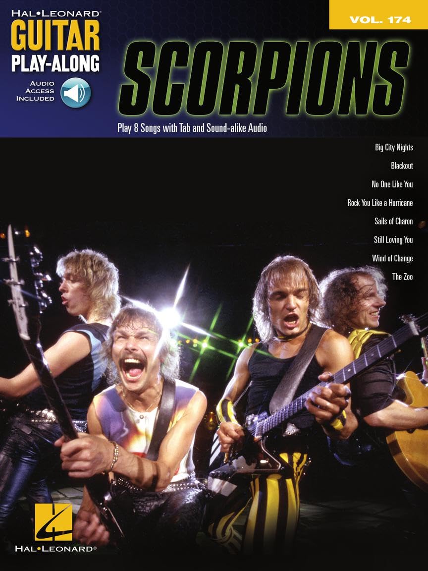Guitar Play Along Volume 174: Scorpions: Noten, CD, Play-Along für Gitarre (Guitar Play-along, 174, Band 174) Sheet Music
