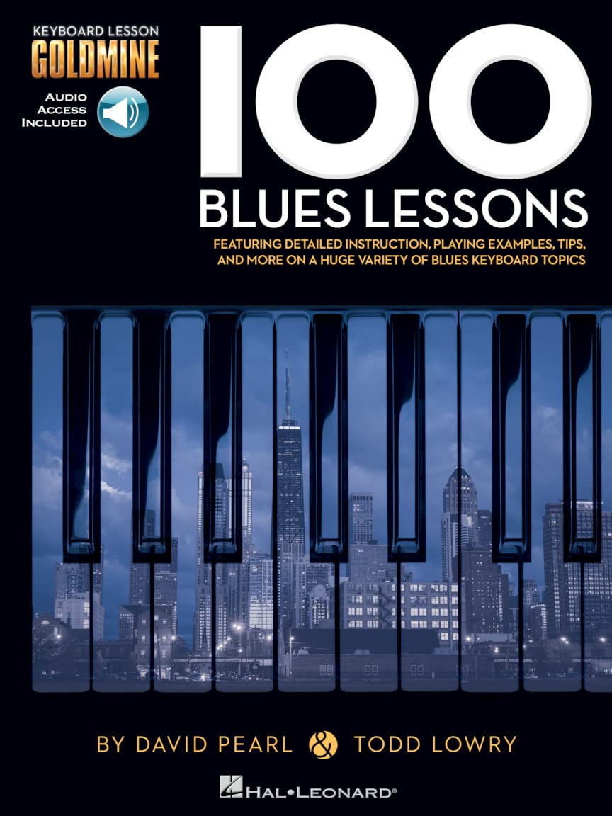 100 Blues Lessons - Keyboard Lesson Goldmine Series (Book/Online Audio) book