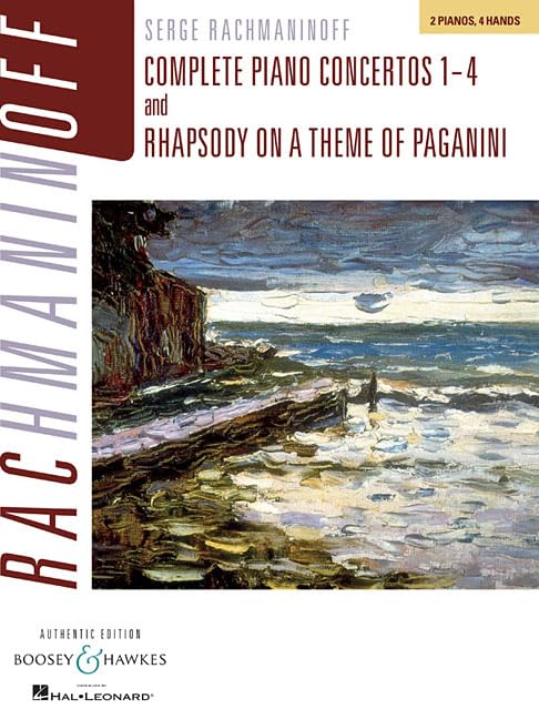 Complete Piano Concertos 1-4 & Rhapsody on a Theme of Paganini: 2 Pianos, 4 Hands Sheet Music