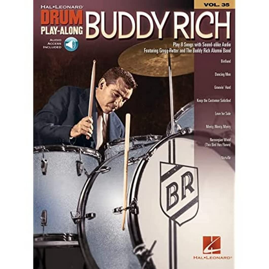 Buddy Rich (Hal-Leonard Drum Play-Along, Band 35): Drum Play-Along Volume 35 (Hal-Leonard Drum Play-Along, 35, Band 35) Sheet Music