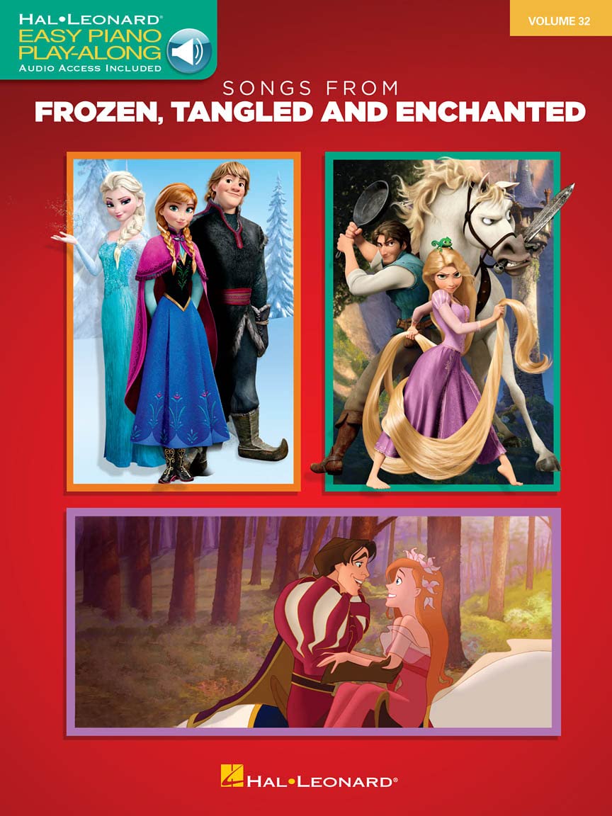 Songs from Frozen, Tangled and Enchanted: Easy Piano Play-Along Volume 32 (Bk/Online Audio) book
