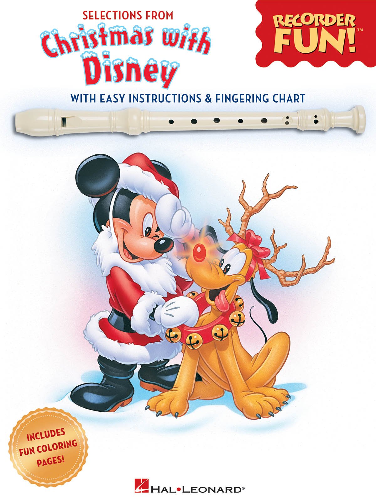 Selections from Recorder Fun!: Christmas With Disney: Sammelband für Blockflöte Social Sciences