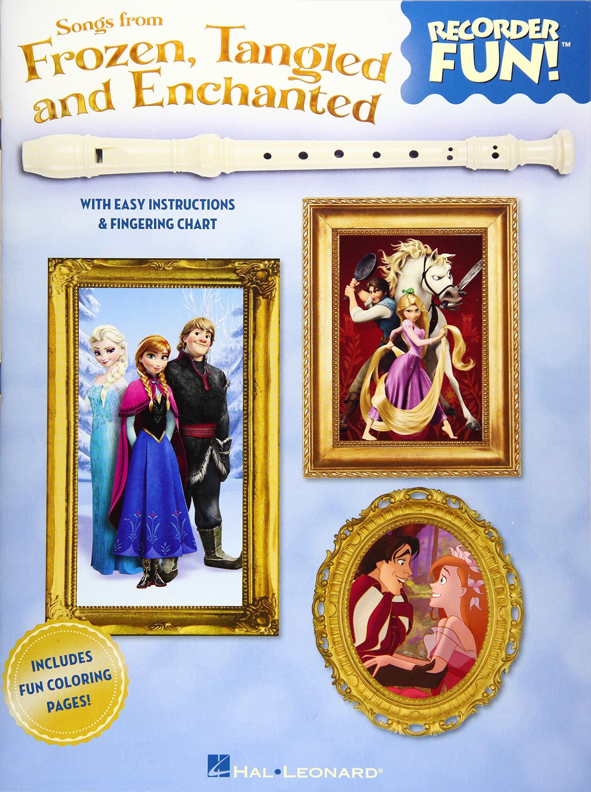 Recorder Fun! Songs From Frozen Tangled And Enchanted: Recorder Fun! - 9 Popular Disney Songs Social Sciences