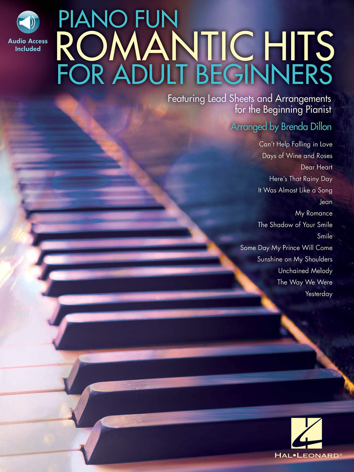 Piano Fun - Romantic Hits for Adult Beginners: Intermediate Level Book with Online Audio Sheet Music
